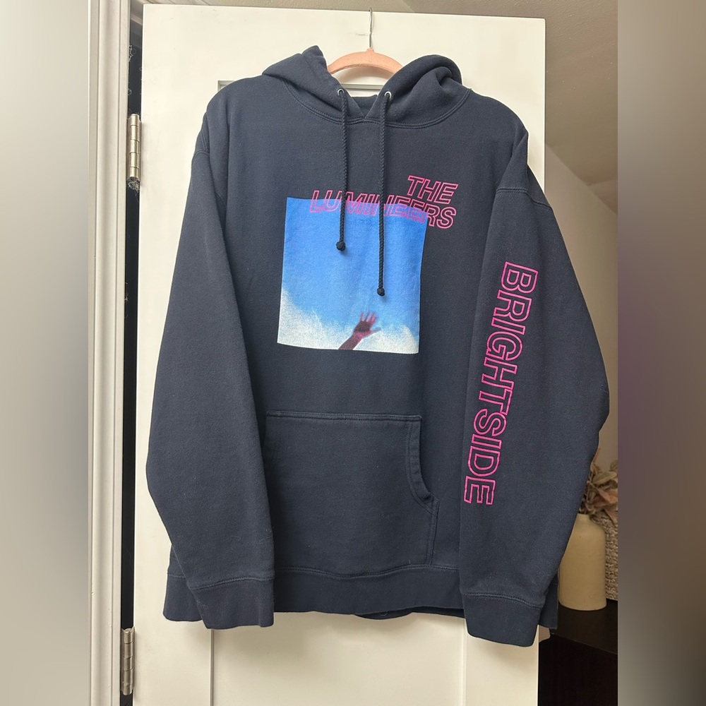 The Lumineers Brightside Navy Blue Hoodie